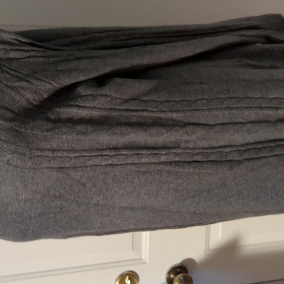 Serra XL gray grey turtleneck sweater dress knee length warm - Picture 3 of 11
